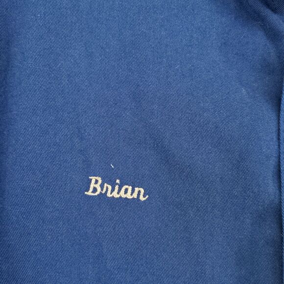 Subaru Men's Employee Uniform Workwear Shirt Blue Size 2XL Long Sleeve - Picture 6 of 15